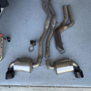 AWE Resonated Touring Edition Exhausts for A90 Supra- 5” Diamond Black Tips…