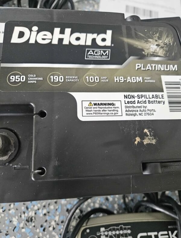 Diehard AGM Battery with ctek mxs 5.0.. - Image 2