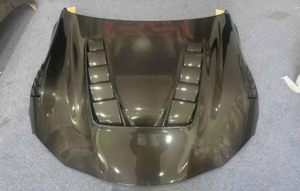 Supra A90 A91 Seibon Style carbon fiber Rear Spoiler and Front Lip,Side Skirts,Hood body kit - Image 5