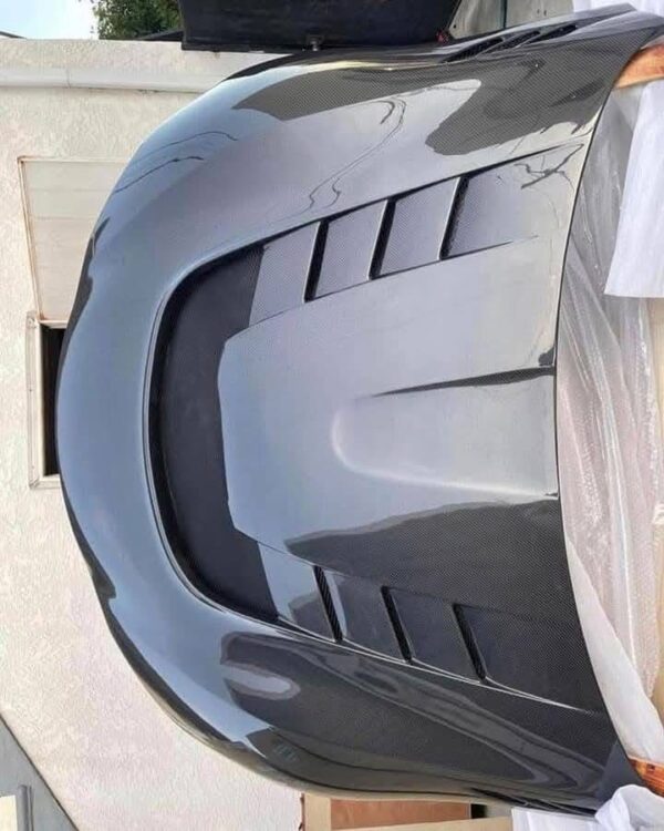 A90 Supra MKV 2020+ GR SUPRA VARIS Style Carbon fiber vented hood - Image 2