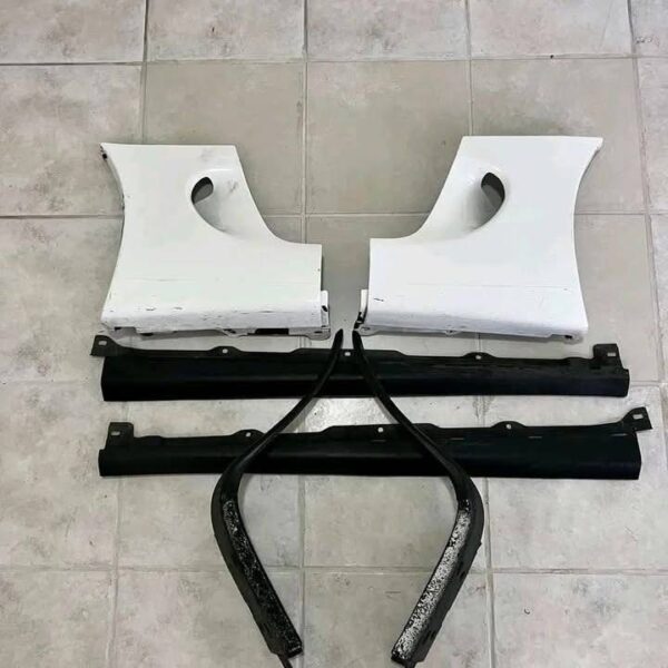 Toyota Supra A90 White Fender and Side Skirts. - Image 2