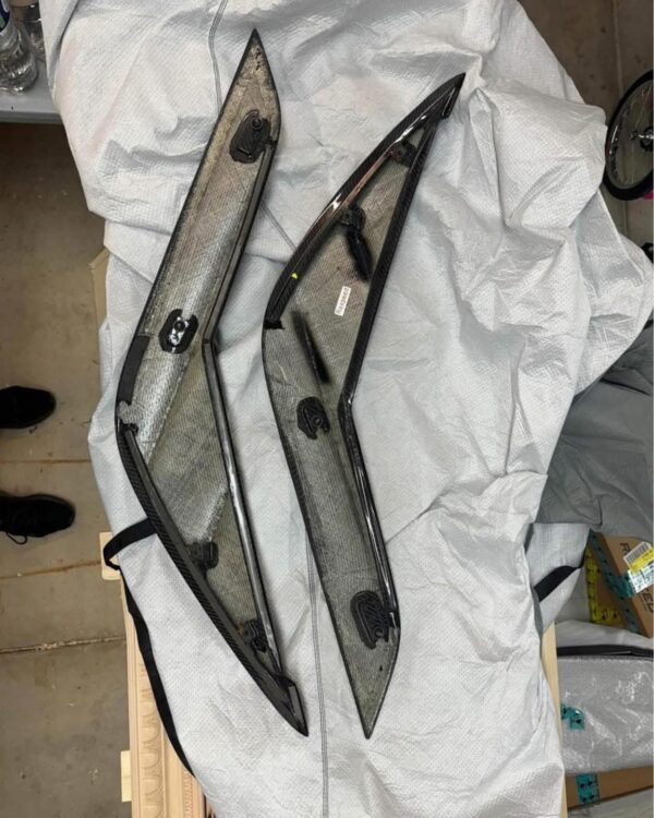 Dry Carbon Fibre Door Panel Outer Covers For Toyota Supra A90/A91 MK5. - Image 2