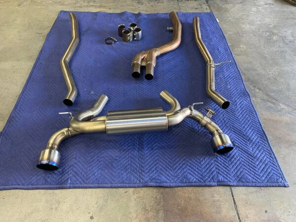 HKS dual muffler exhaust For 2020+Supra. - Image 2