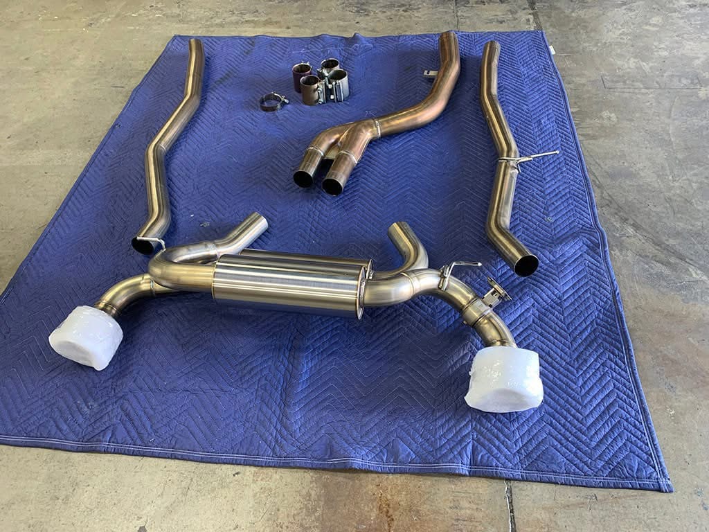 HKS dual muffler exhaust For 2020+Supra.