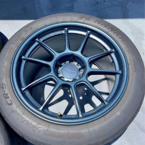 set of TSW Imatra in satin dark blue For MK5 Supra.