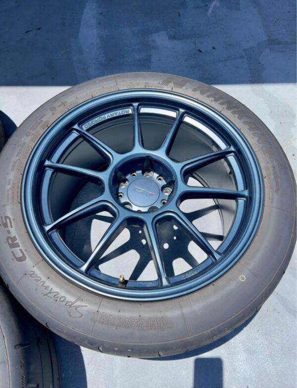 set of TSW Imatra in satin dark blue For MK5 Supra. - Image 2