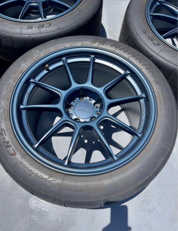 set of TSW Imatra in satin dark blue For MK5 Supra. - Image 3