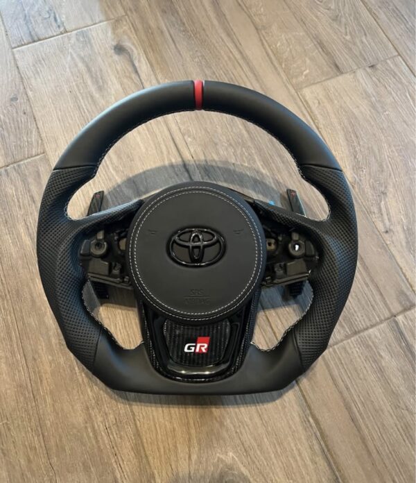 Toyota Supra a90/a91 Custom Steering Wheel. - Image 2